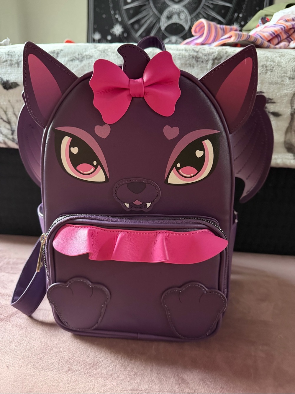 Monster High Draculaura Count Fabulous Figural Mini Backpack PINK